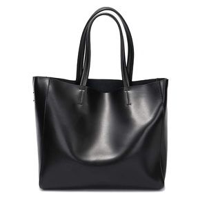 Genuine Leather tote bag with shoulder strap